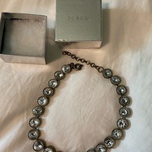 Vintage j crew necklace crystal brûlée